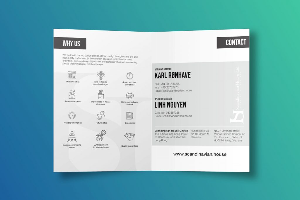 Scandinavian House International Brochure Design Furniture Denmark